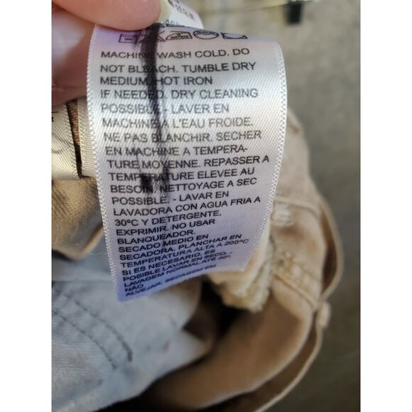 Men's Levi's 501 Size W30/L32 Button Fly Khaki Jeans - Picture 5 of 6